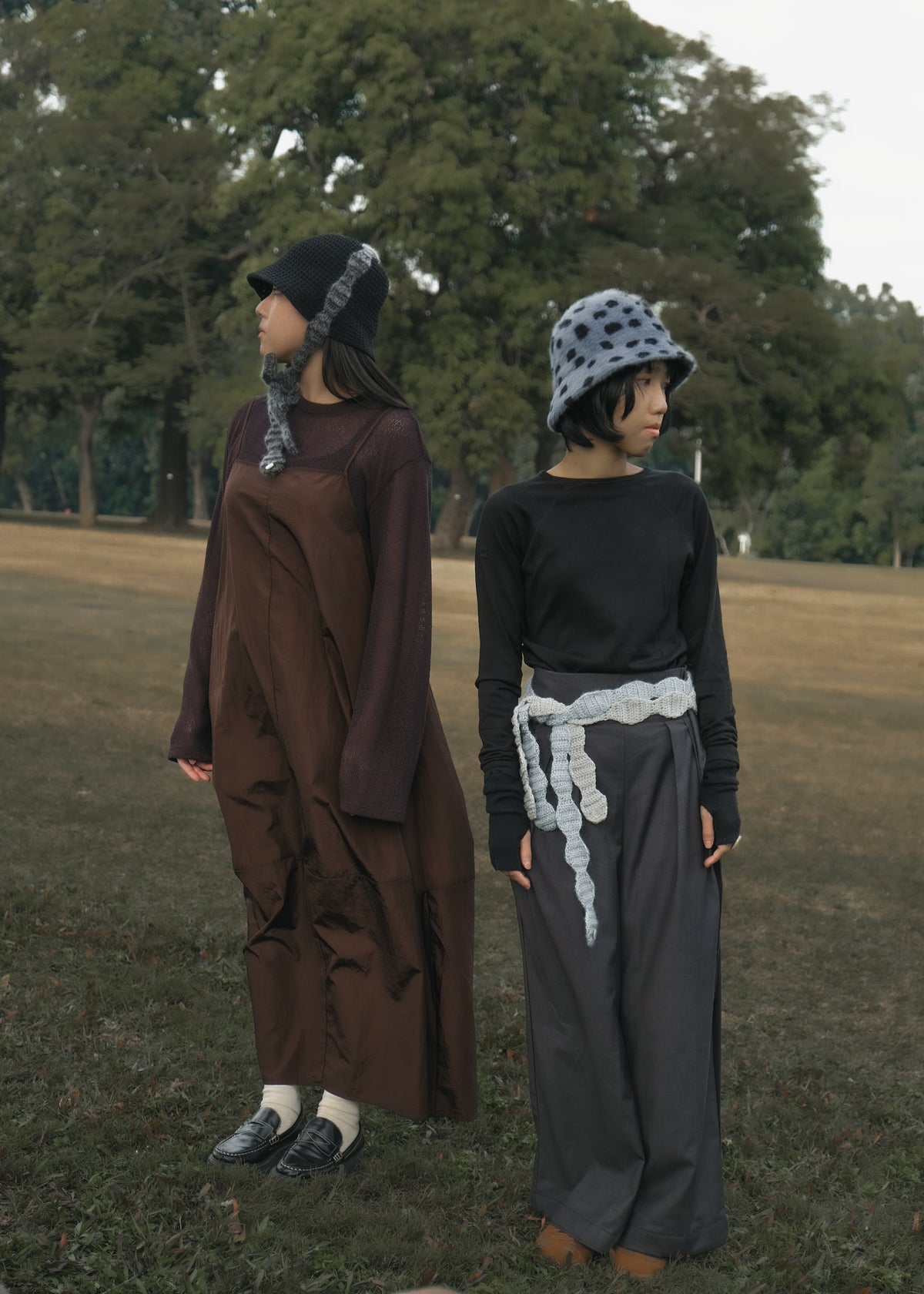 Bobo Cloud Slim Scarf  波波雲 美麗諾羊毛 纖薄領巾