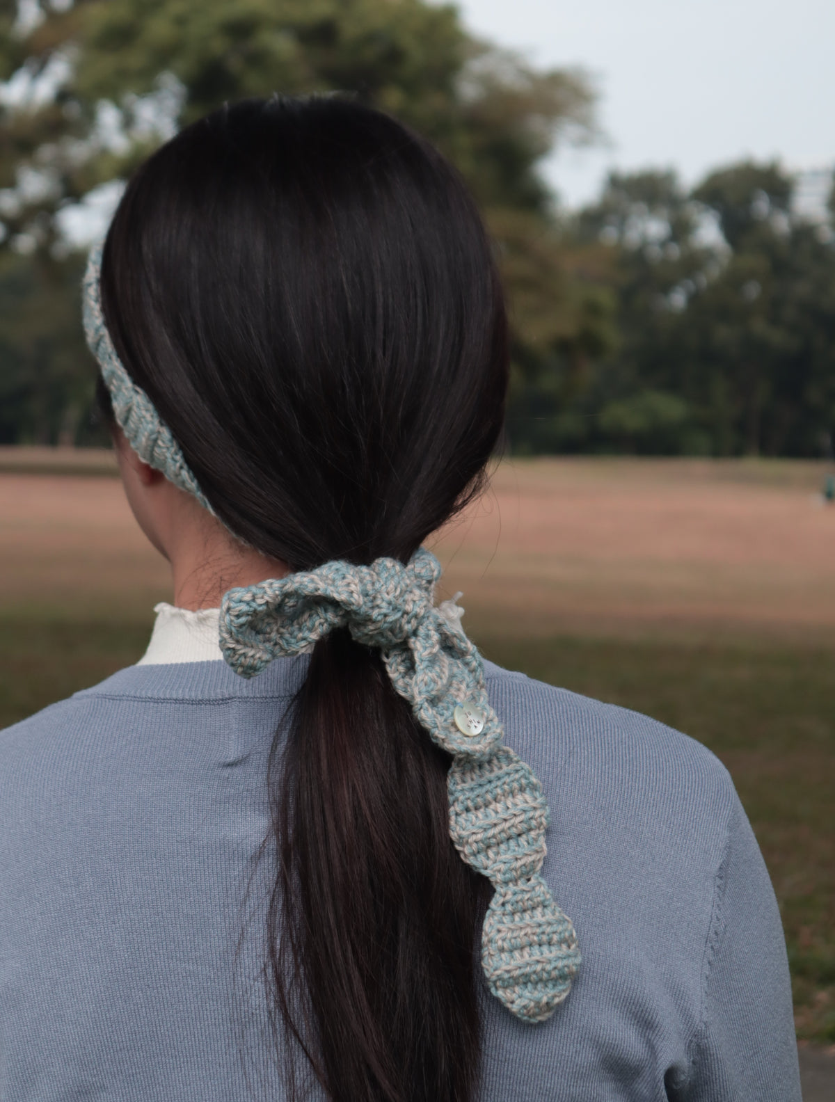 Bobo Cloud Slim Scarf  波波雲 美麗諾羊毛 纖薄領巾